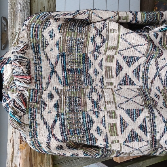 Boho Ladies cotton blend jacket size M/L - Picture 6 of 8